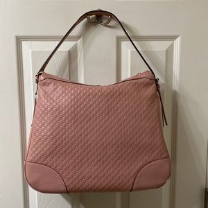 MICROGUCCISSIMA soft pink bag